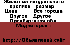 Жилет из натурального кролика,44размер › Цена ­ 500 - Все города Другое » Другое   . Оренбургская обл.,Медногорск г.